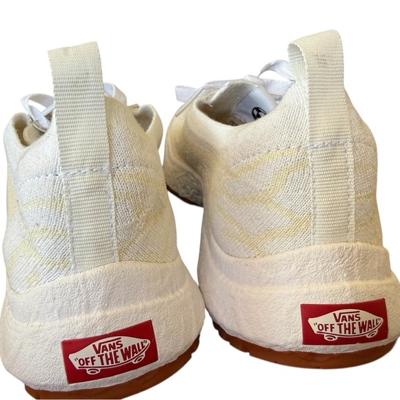 Vans Women's White Knit Sneakers - Picture 8 of 10